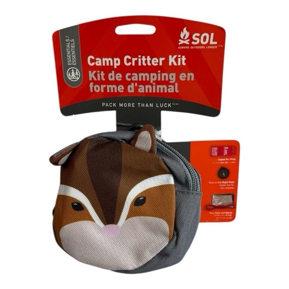 New Chipmunk The Camp Critter Kit - Survival Essentials Gift Camping Scouting - Picture 1 of 5